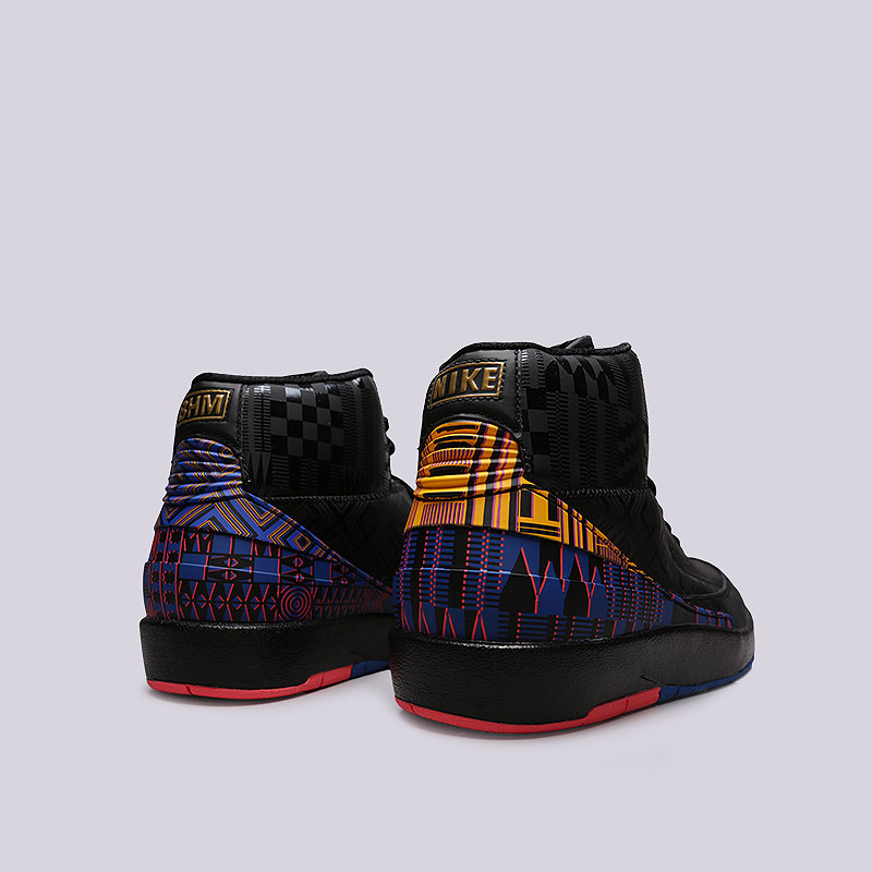 мужские черные кроссовки Jordan 2 Retro BHM BQ7618-007 - цена, описание, фото 4